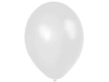 Balon 12" Metalik Silver/ Srebrny, 100 szt.