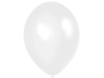 Balon 12" Metalik Pearl/ Biały Perłowy, 100 szt.
