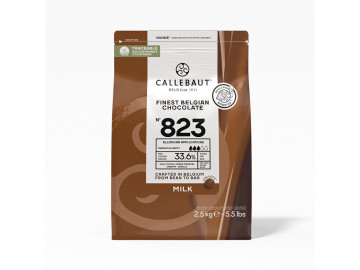 Callebaut - MLECZNA CZEKOLADA 33.6% RECIPE N°823  2,5 kg
