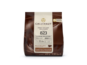Callebaut -  Czekolada mleczna 33,6% Callets™ 0,4 kg torba