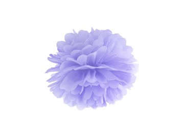 Pompon Bibułowy, fioletowy, 25 cm