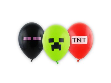 Balony lateksowe, "GAME ON - TNT", 6 szt.