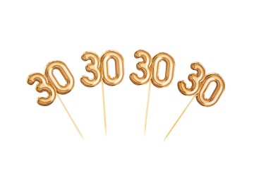 Pikery "30", złote, 20 szt.